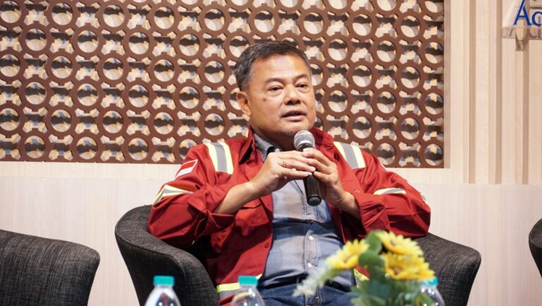 Dr Ir Atok Setiawan MEngSc ketika menjelaskan mengenai Program Studi Rekayasa Keselamatan Proses dalam kegiatan Sosialisasi Jalur Seleksi Mandiri ITS 2024